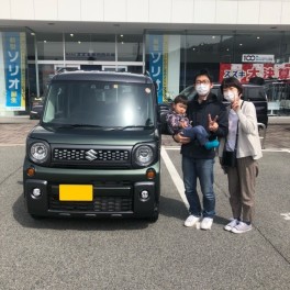 スペーシアギアご納車させて頂きました！☆彡